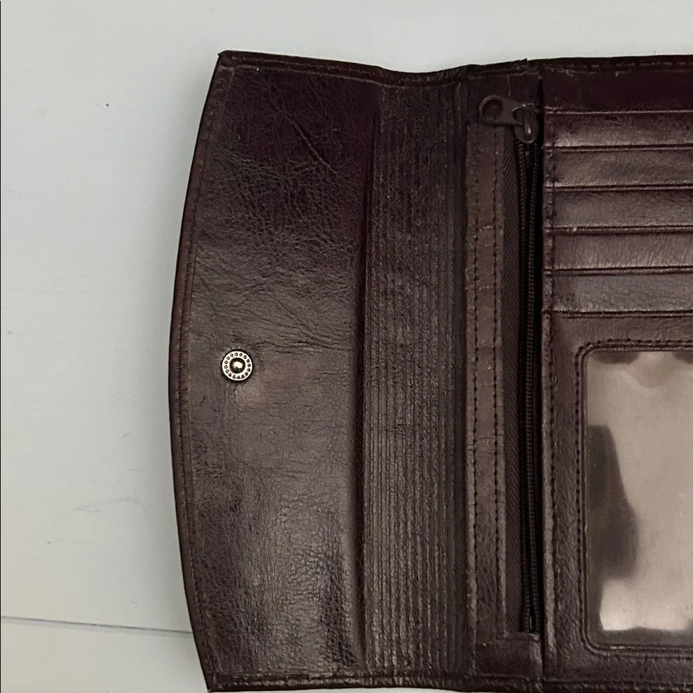 Rolfs Rich Brown/maroon  Leather wallet